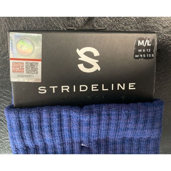 NCAA Strideline - Navy/ Blue - Crew Socks- UVA Cavalier-Unisex - Size M/L 1 pair - Picture 9 of 10